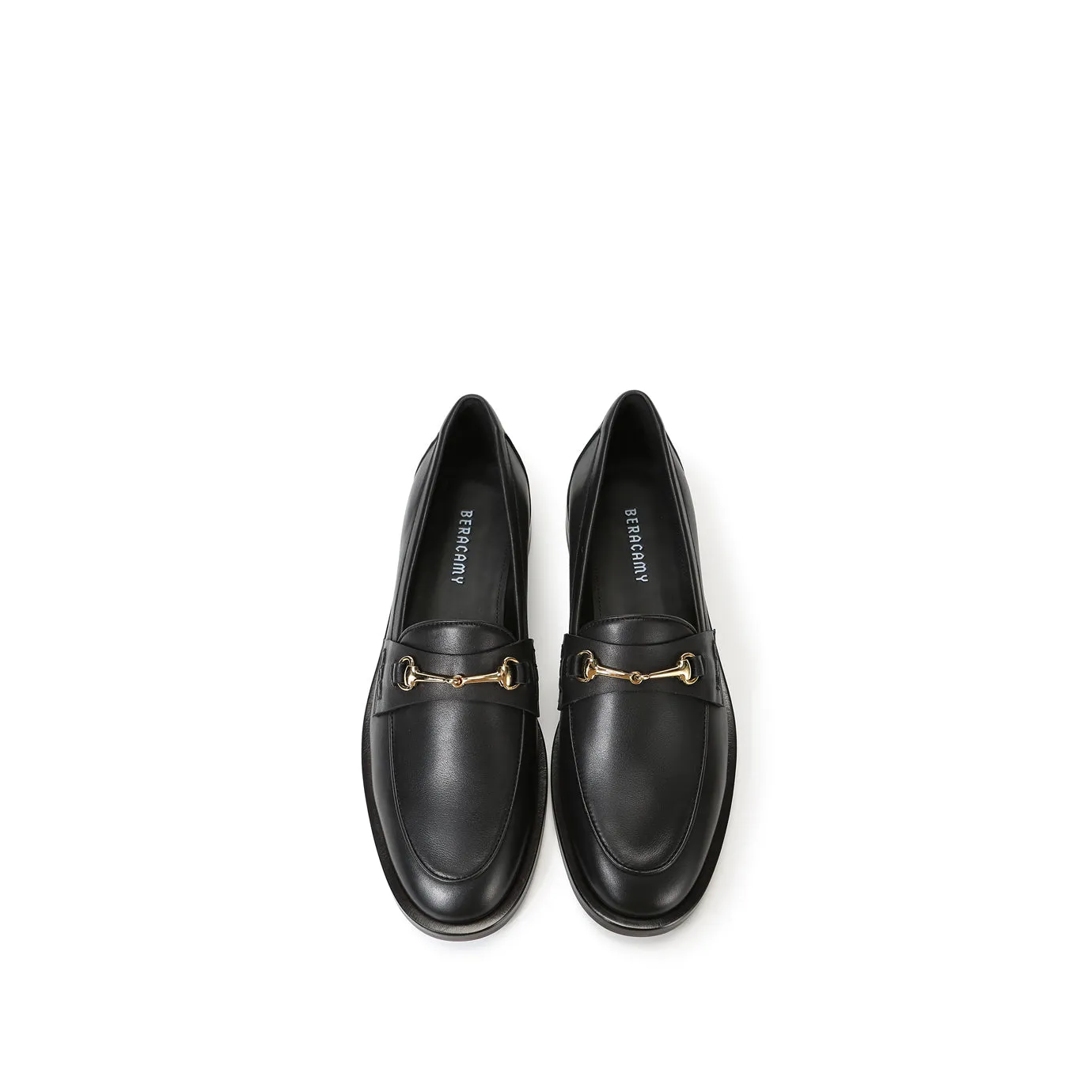 Beracamy Block Heel Loafer - Black