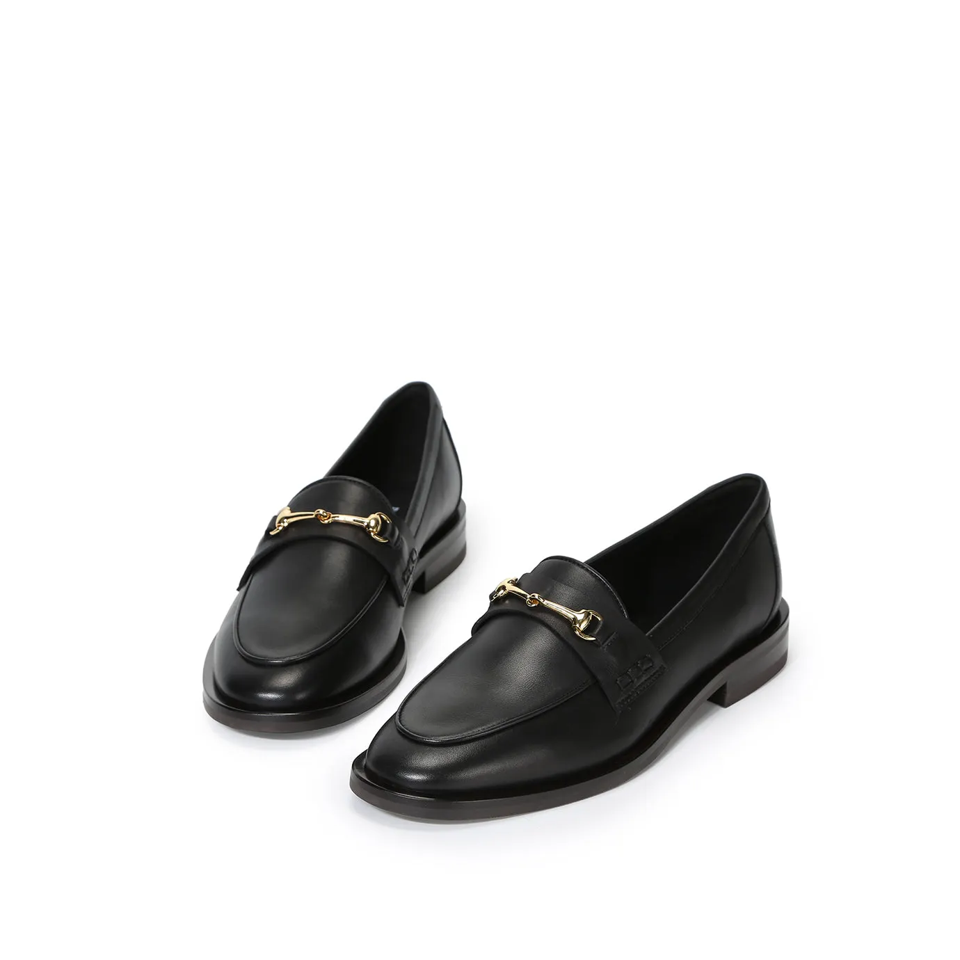 Beracamy Block Heel Loafer - Black