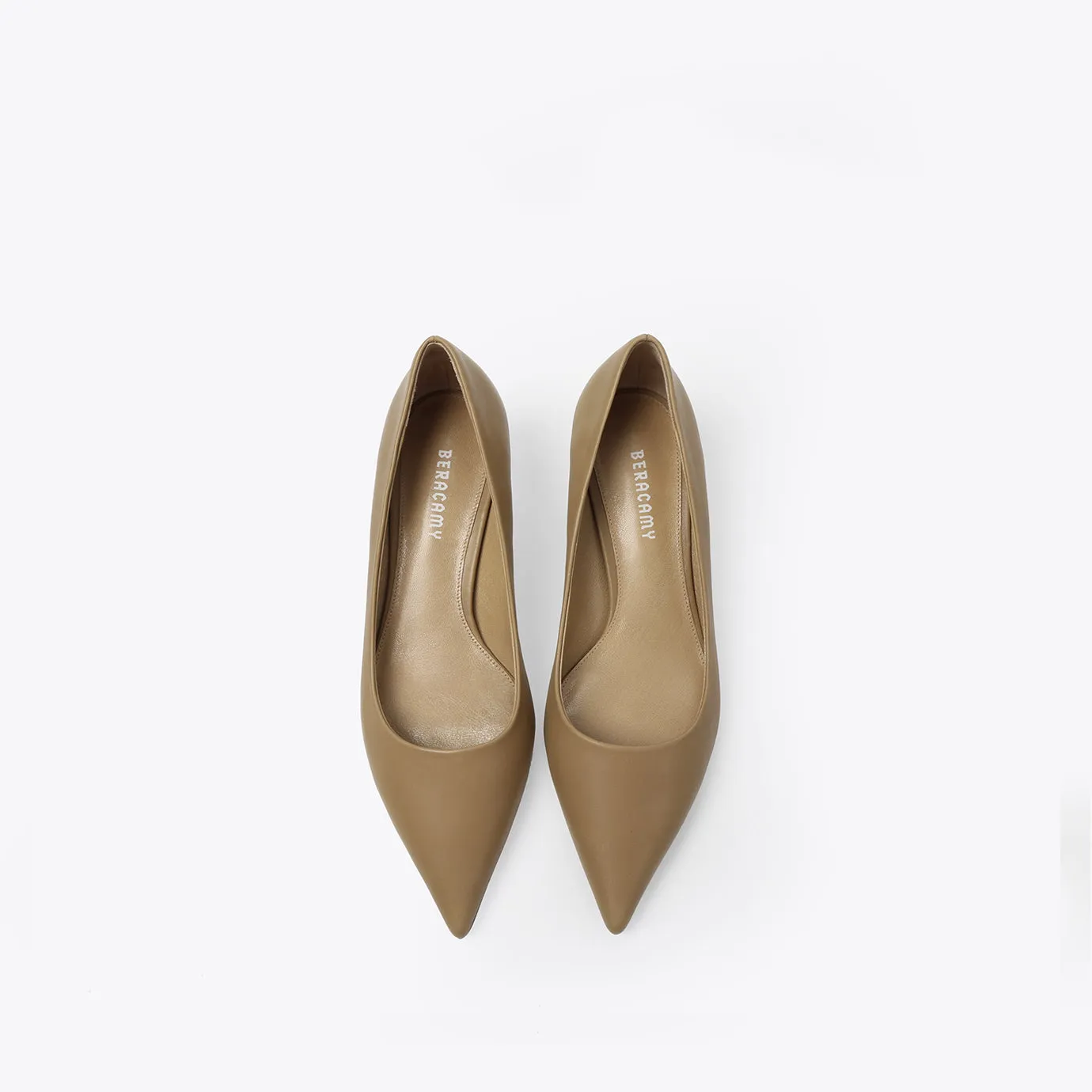 Beracamy CAM Kitten Heels - Caramel