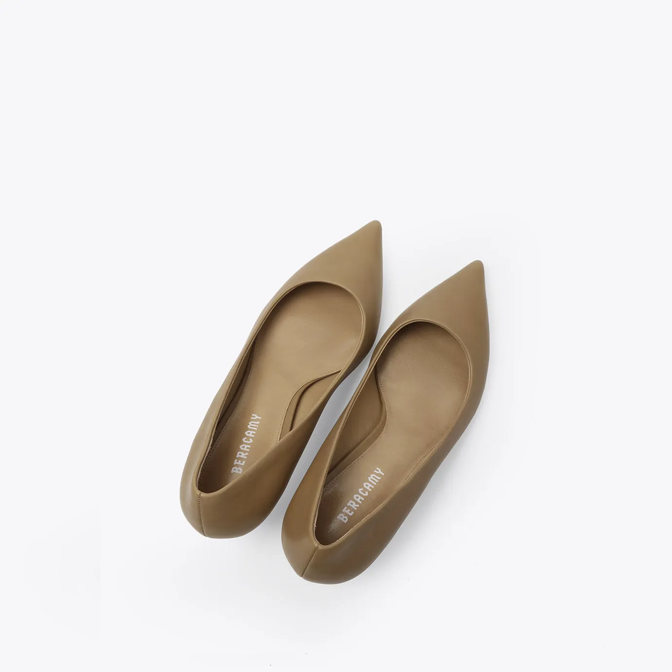 Beracamy CAM Kitten Heels - Caramel
