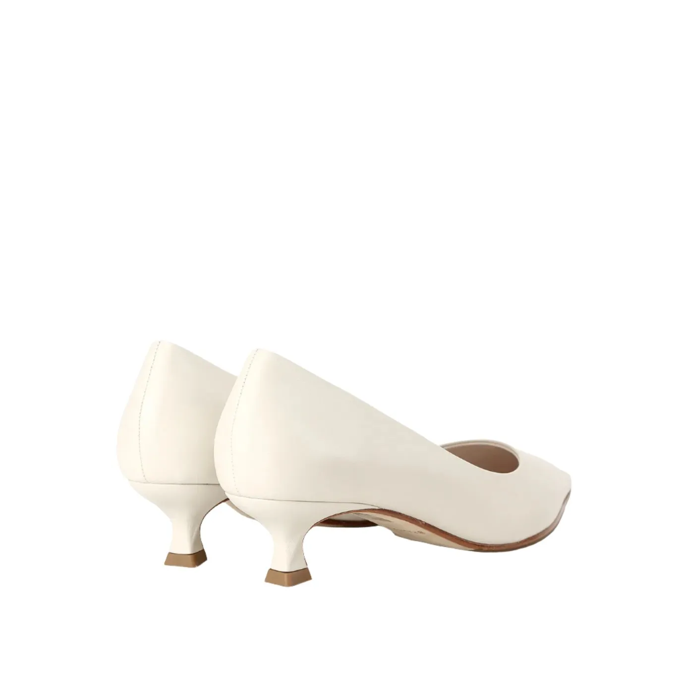 Beracamy CAM Kitten Heels - Cream Beige