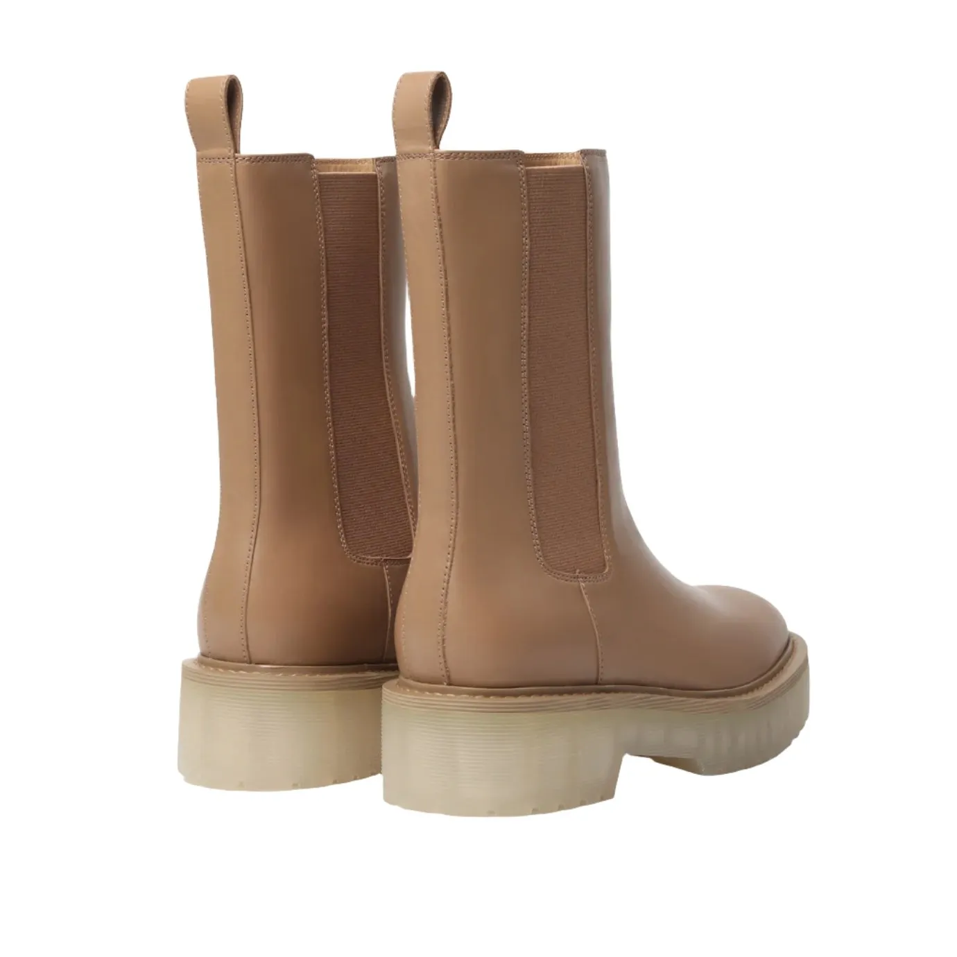 Beracamy Elastic Ankle Boots - Caramel