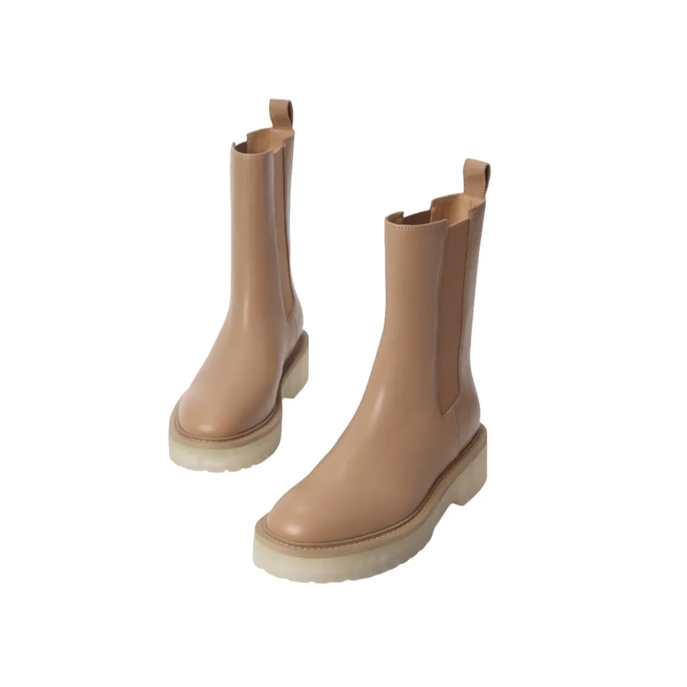 Beracamy Elastic Ankle Boots - Caramel