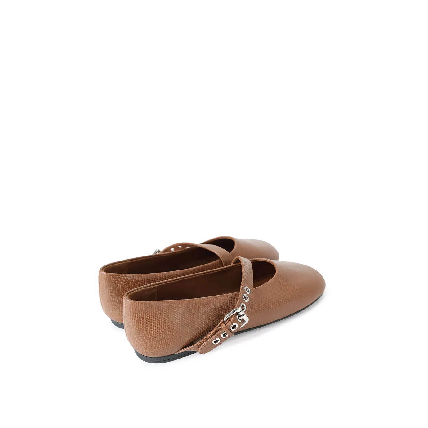 Beracamy Eyelets Mary Jane - Caramel
