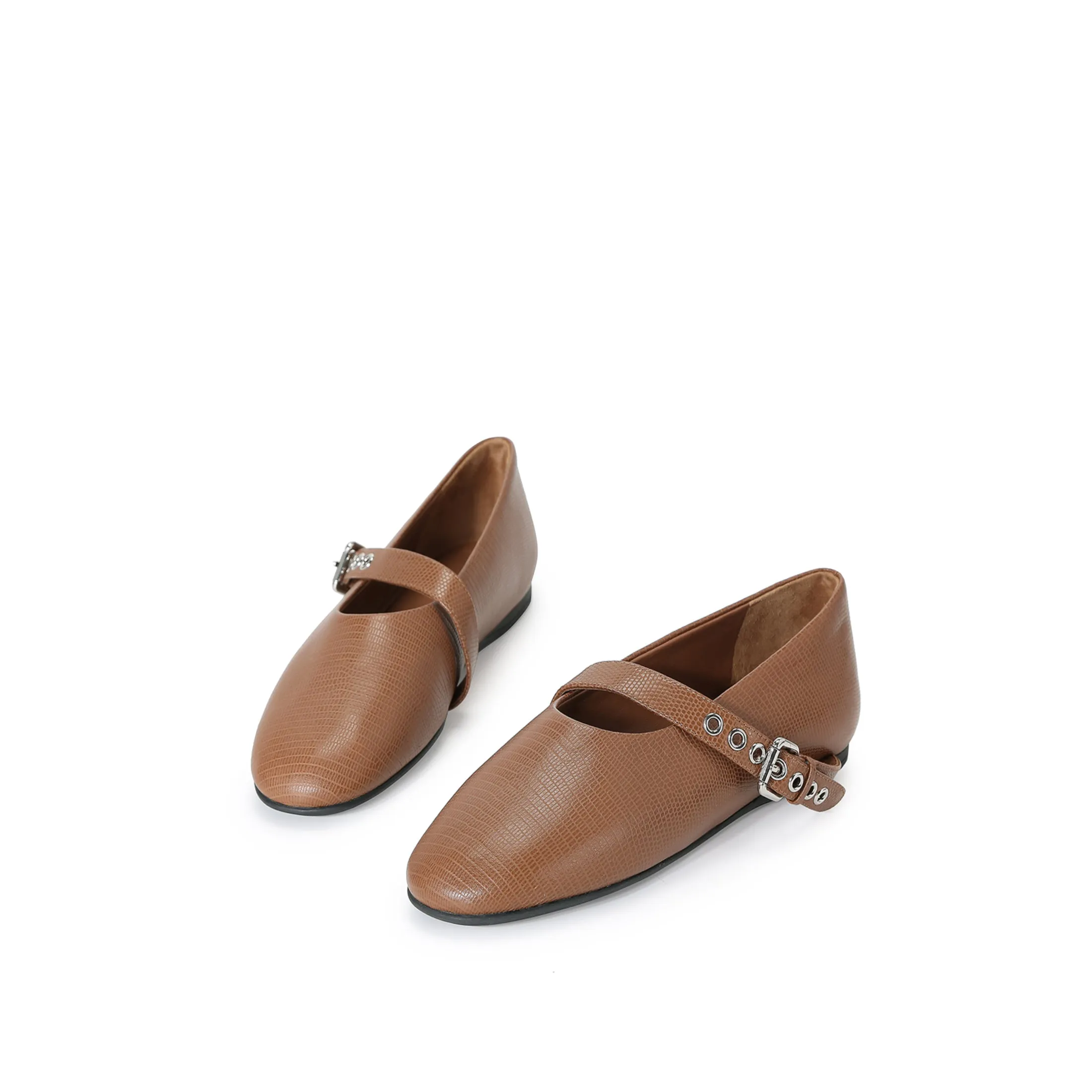 Beracamy Eyelets Mary Jane - Caramel