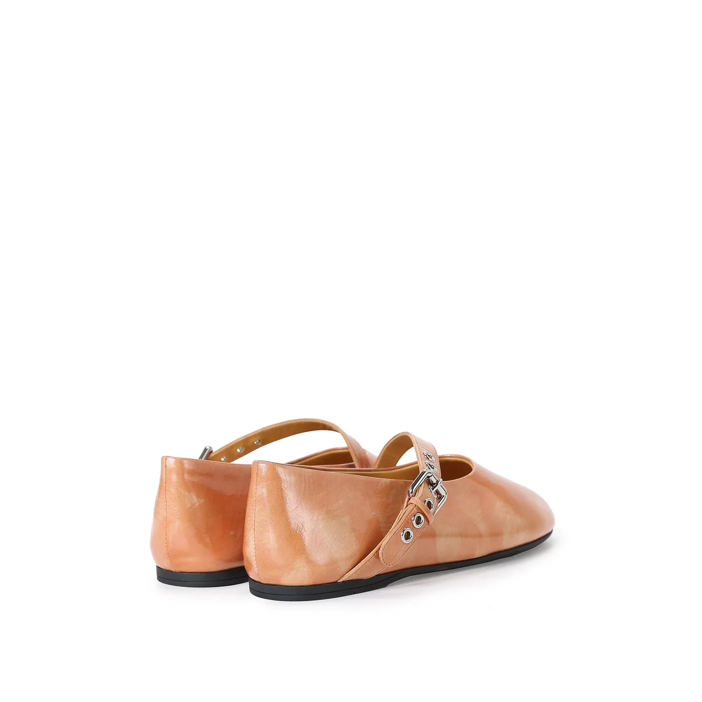 Beracamy Eyelets Mary Jane - Sepia