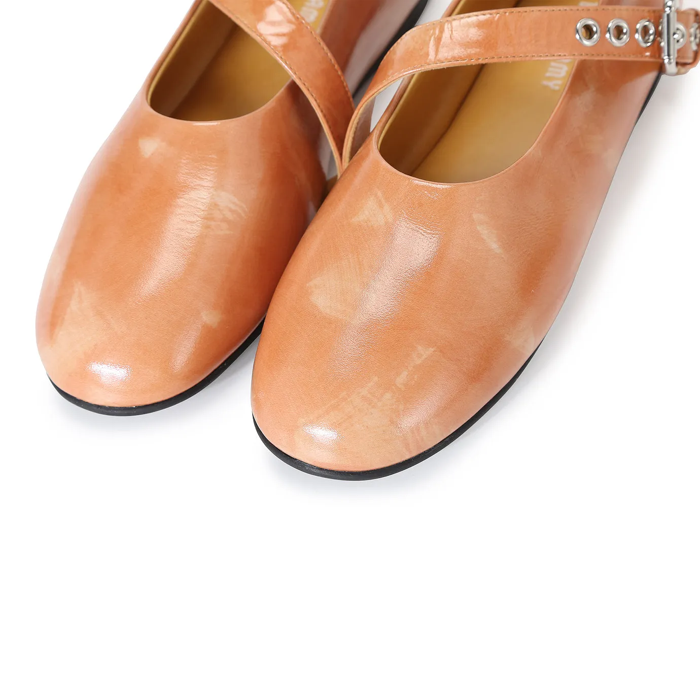 Beracamy Eyelets Mary Jane - Sepia