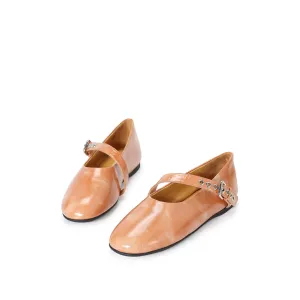 Beracamy Eyelets Mary Jane - Sepia