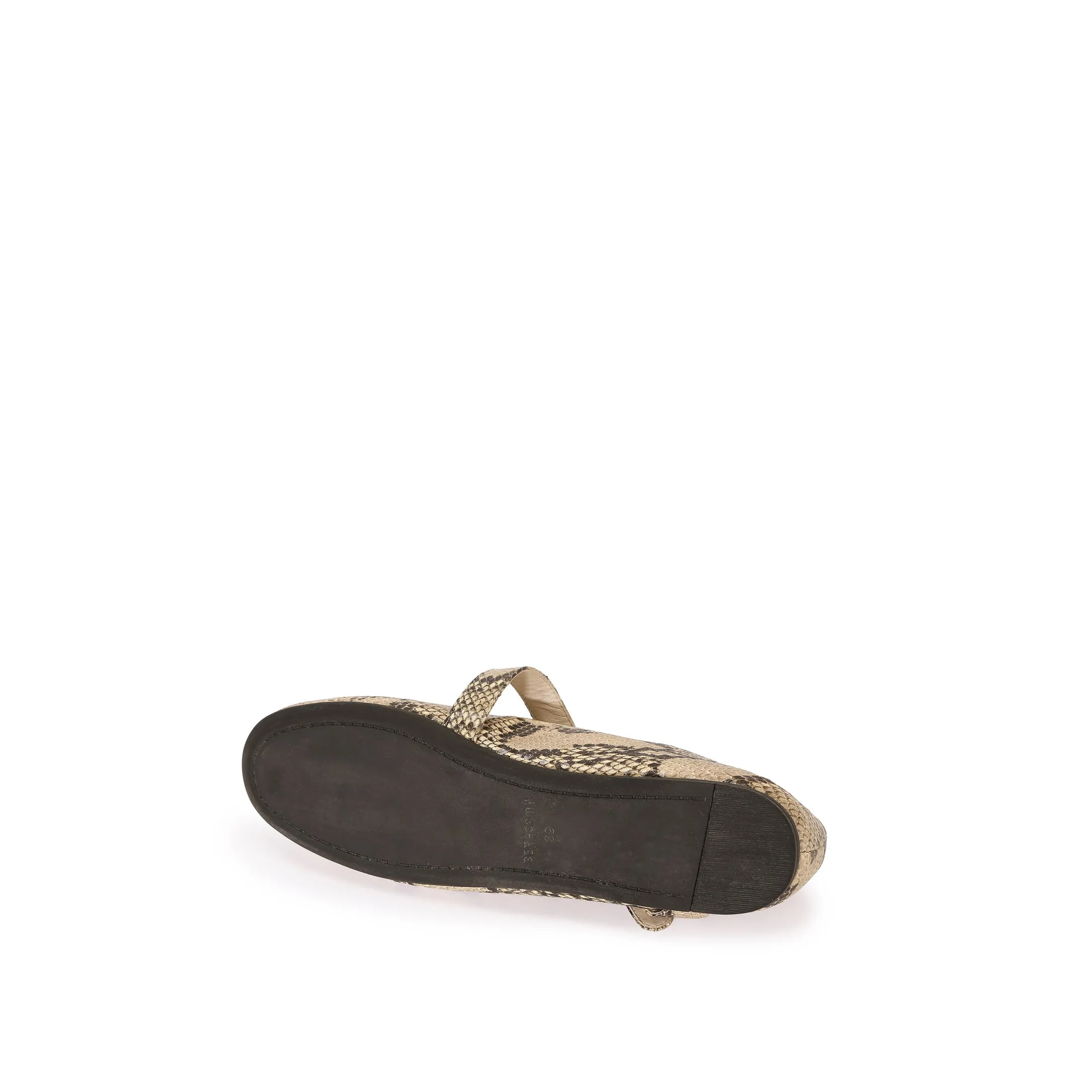 Beracamy Eyelets Mary Jane - Snakeprint Embossed