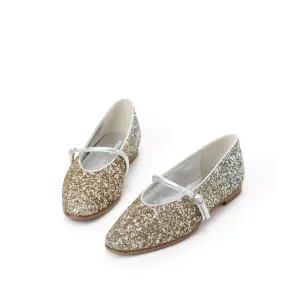 Beracamy Glitter Mary Jane Ballerina - Sparkling Gold