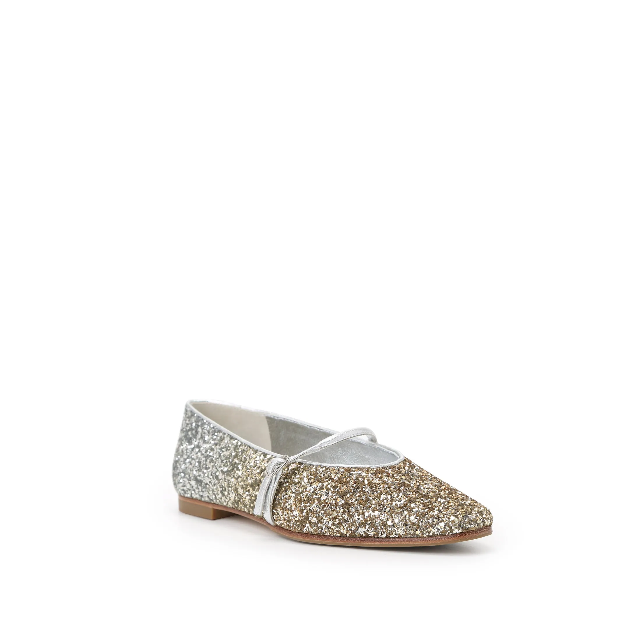 Beracamy Glitter Mary Jane Ballerina - Sparkling Gold