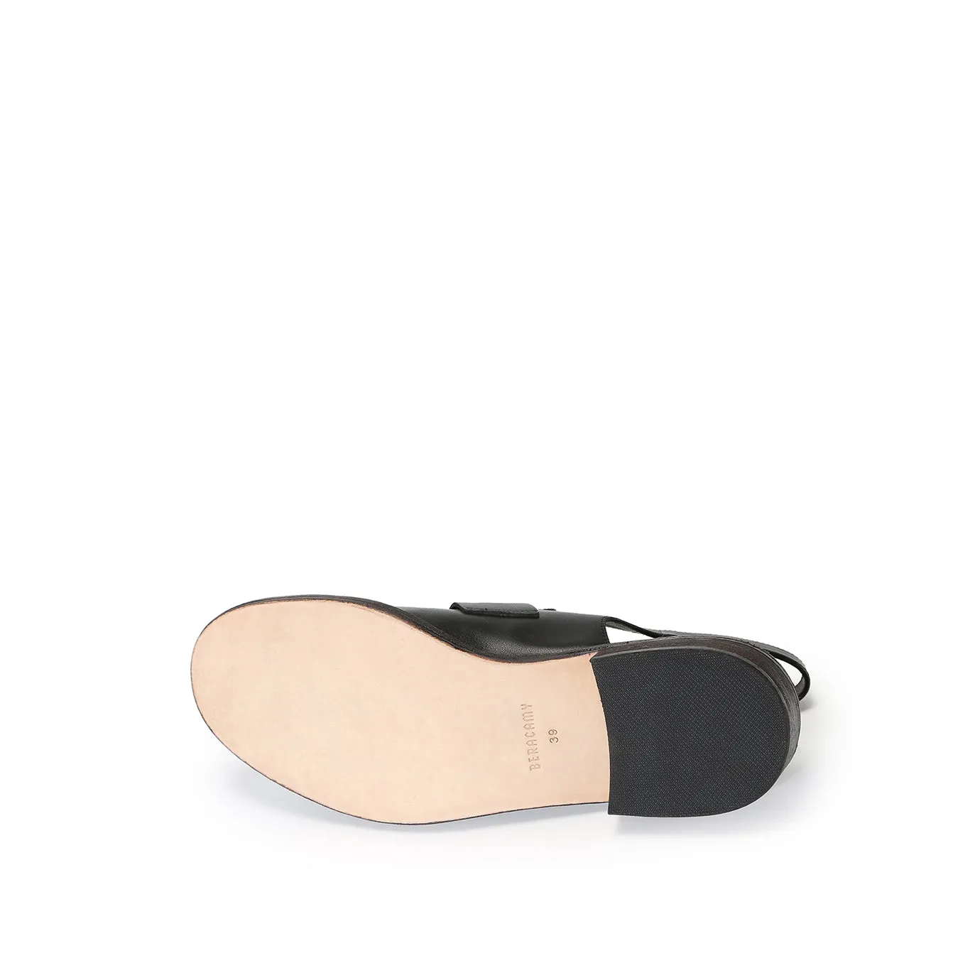 Beracamy Penny Loafer Slingback - Black