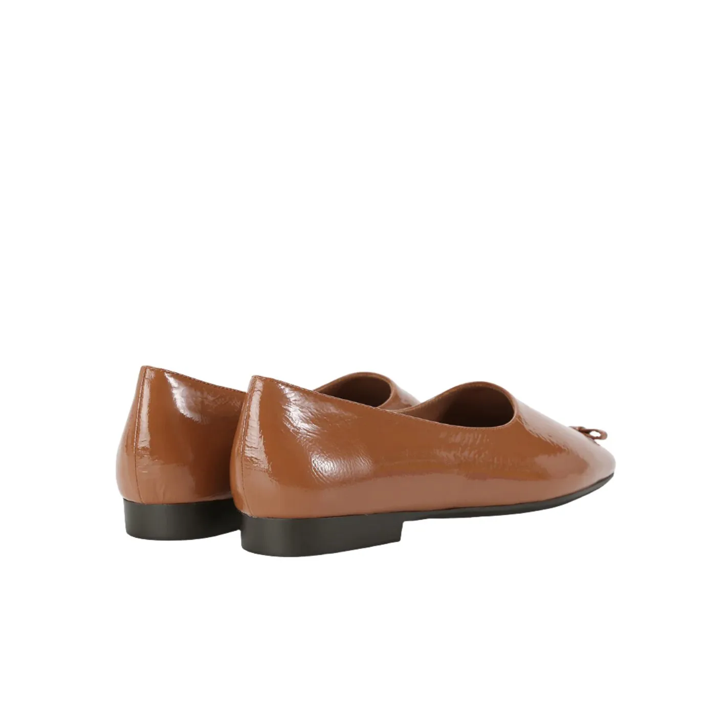 Beracamy Ribbon Bow Opera Flat - Caramel 