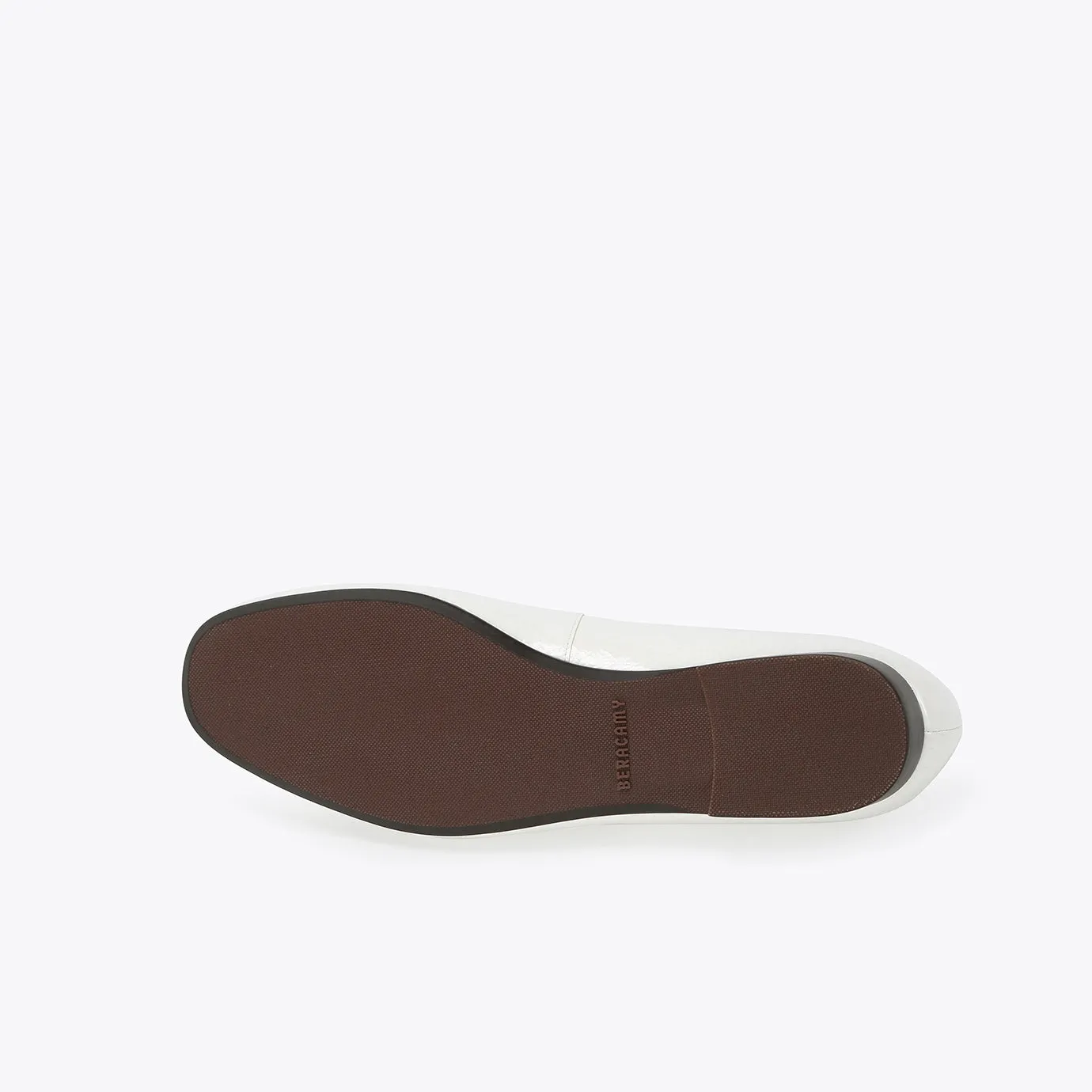 Beracamy Ribbon Bow Opera Flat - White 