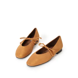 Beracamy Round Tie Ballerina - Sparkling Caramel