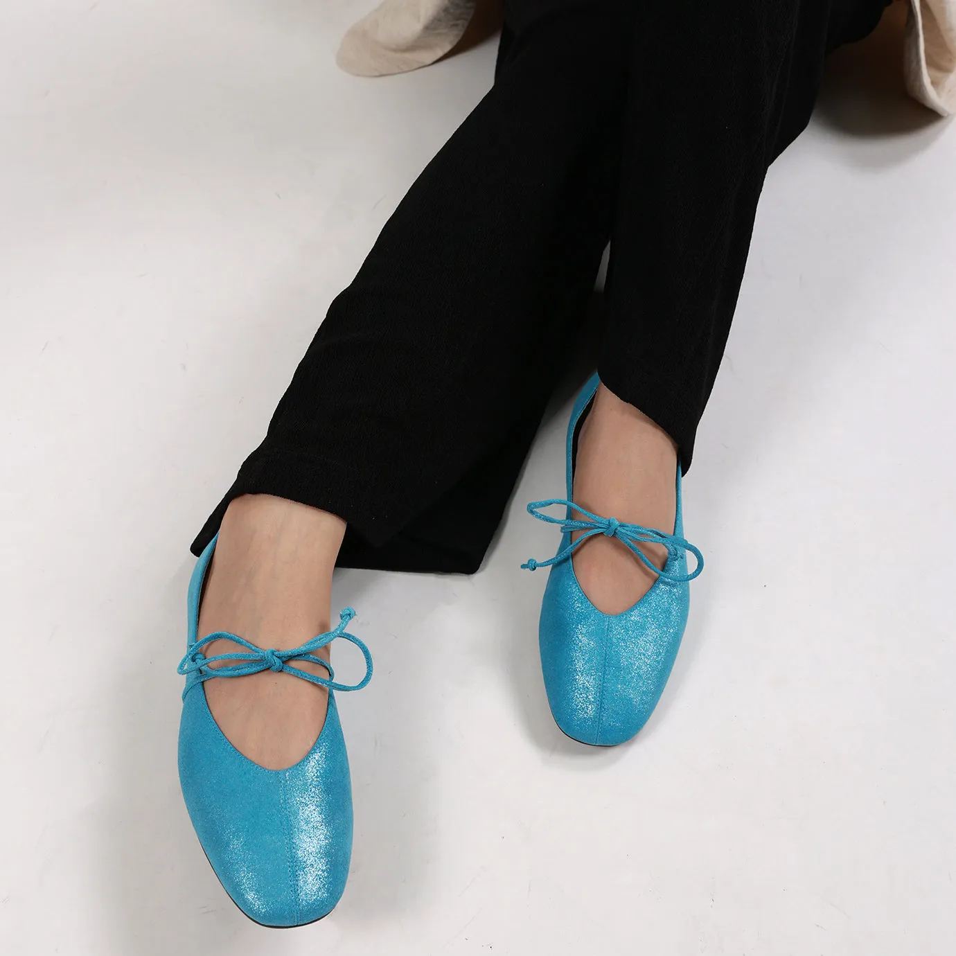 Beracamy Round Tie Ballerina - Sparkling Ocean