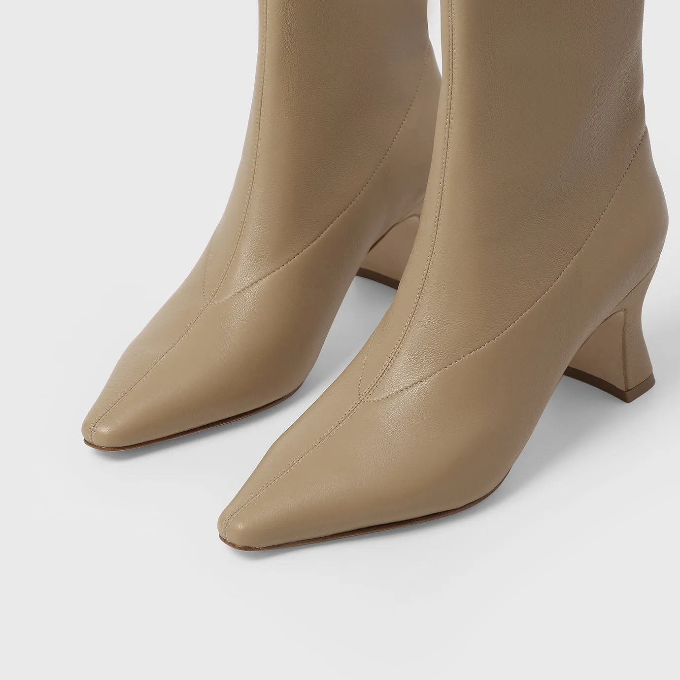 Beracamy Slip-On Ankle Boots - Oat