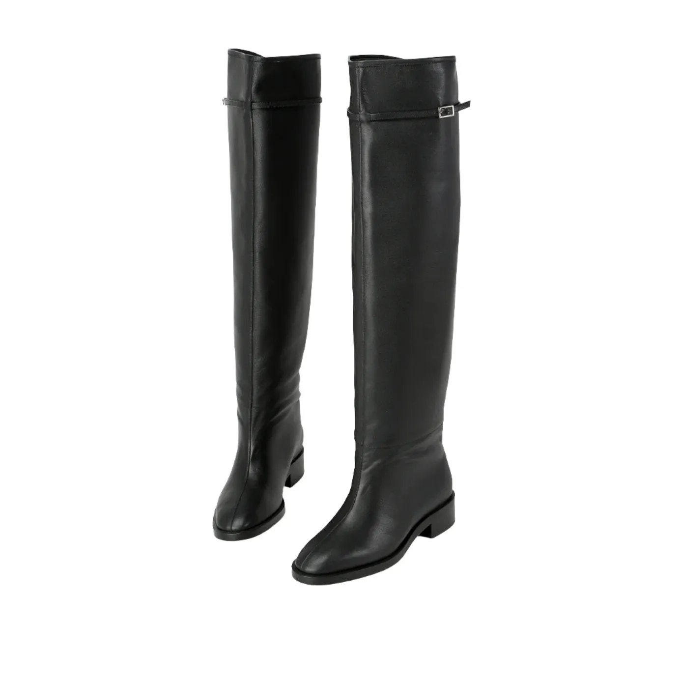 Beracamy Slip-On Knee Boot - Black