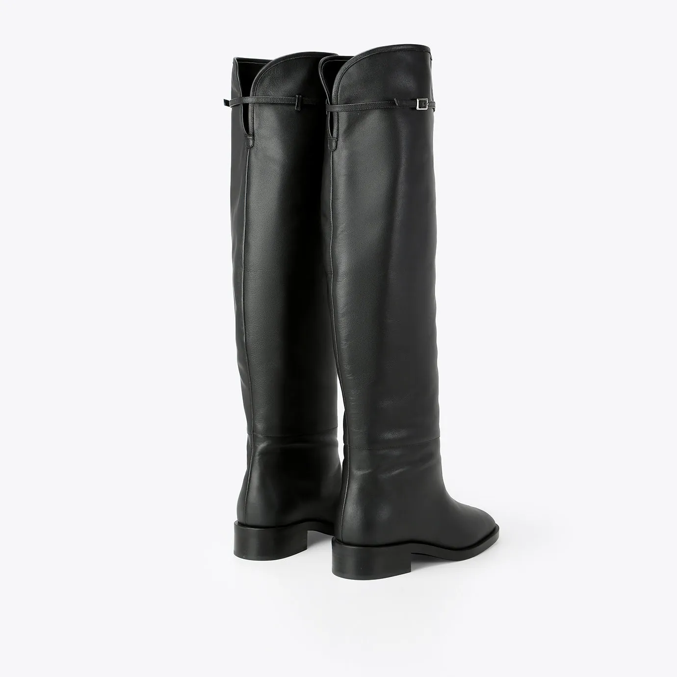 Beracamy Slip-On Knee Boot - Black