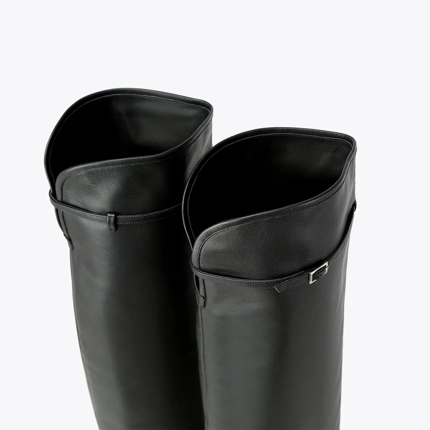 Beracamy Slip-On Knee Boot - Black