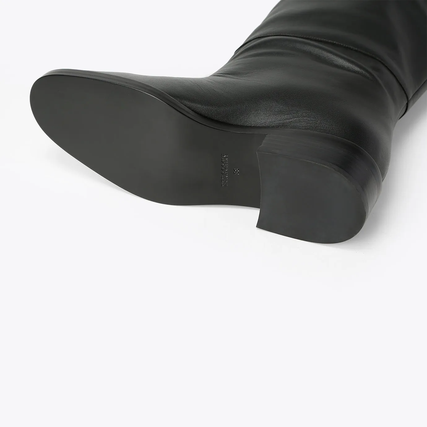 Beracamy Slip-On Knee Boot - Black