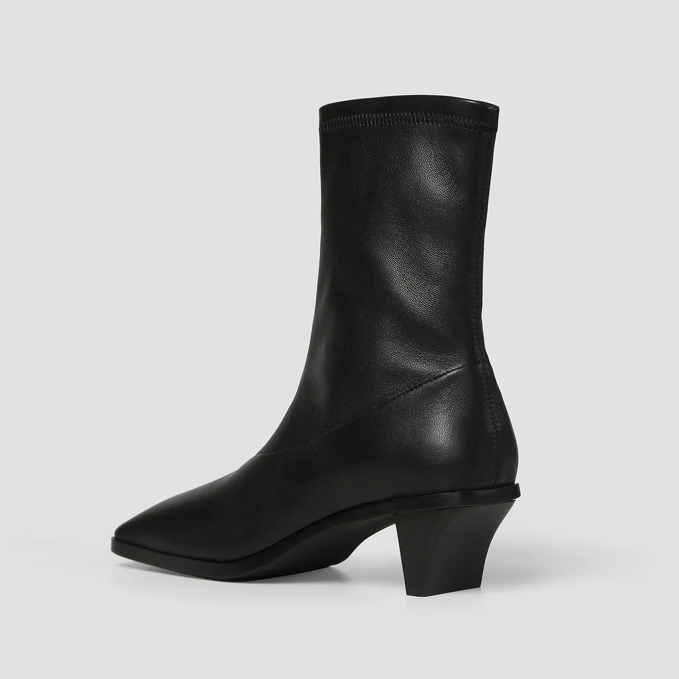 Beracamy Square Ankle Boots - Black