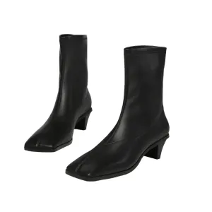 Beracamy Square Ankle Boots - Black