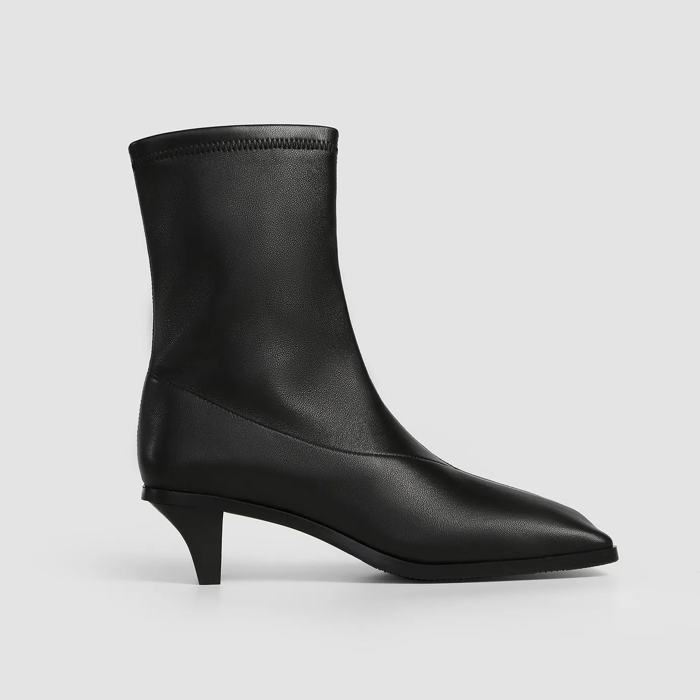 Beracamy Square Ankle Boots - Black