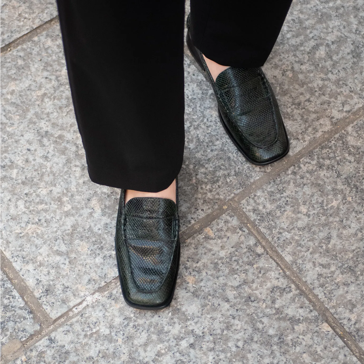 Beracamy Square Block Heel Loafer - Amazon