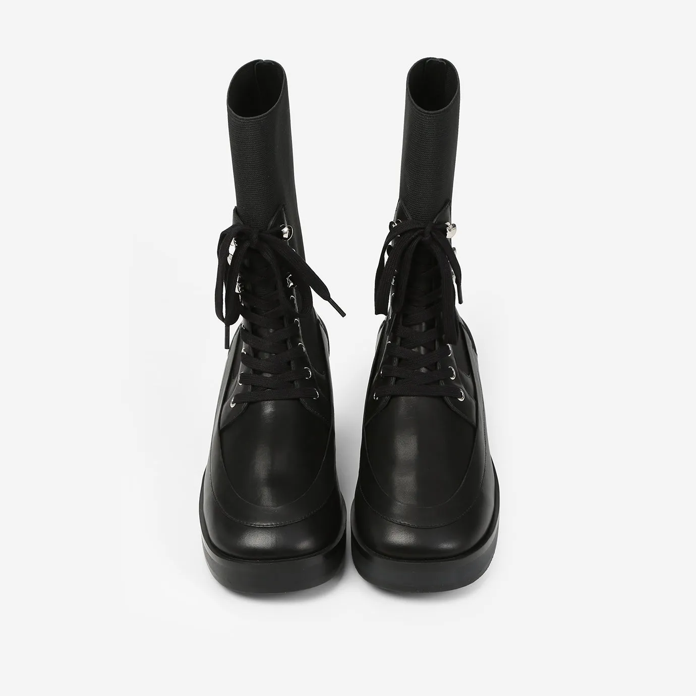 Beracamy Tie Ankle Boots - Noir