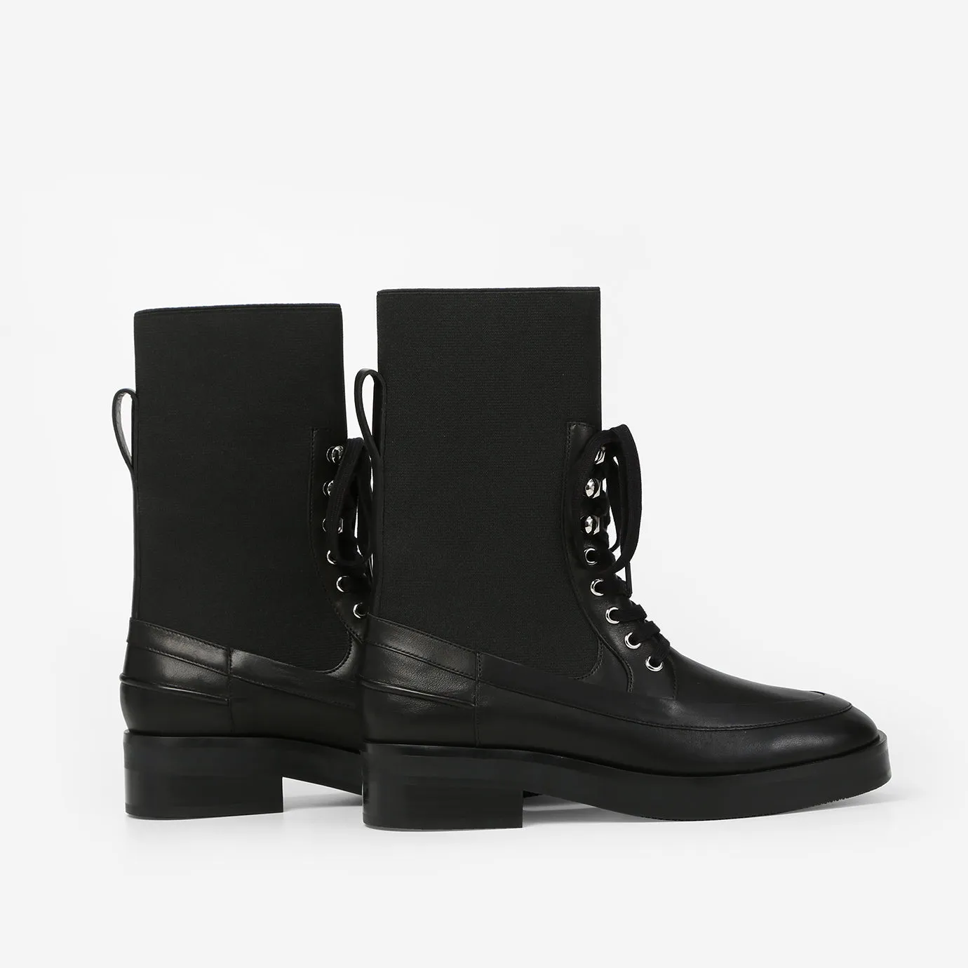 Beracamy Tie Ankle Boots - Noir