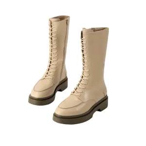 Beracamy Tie Zip Boot - Soft Birch