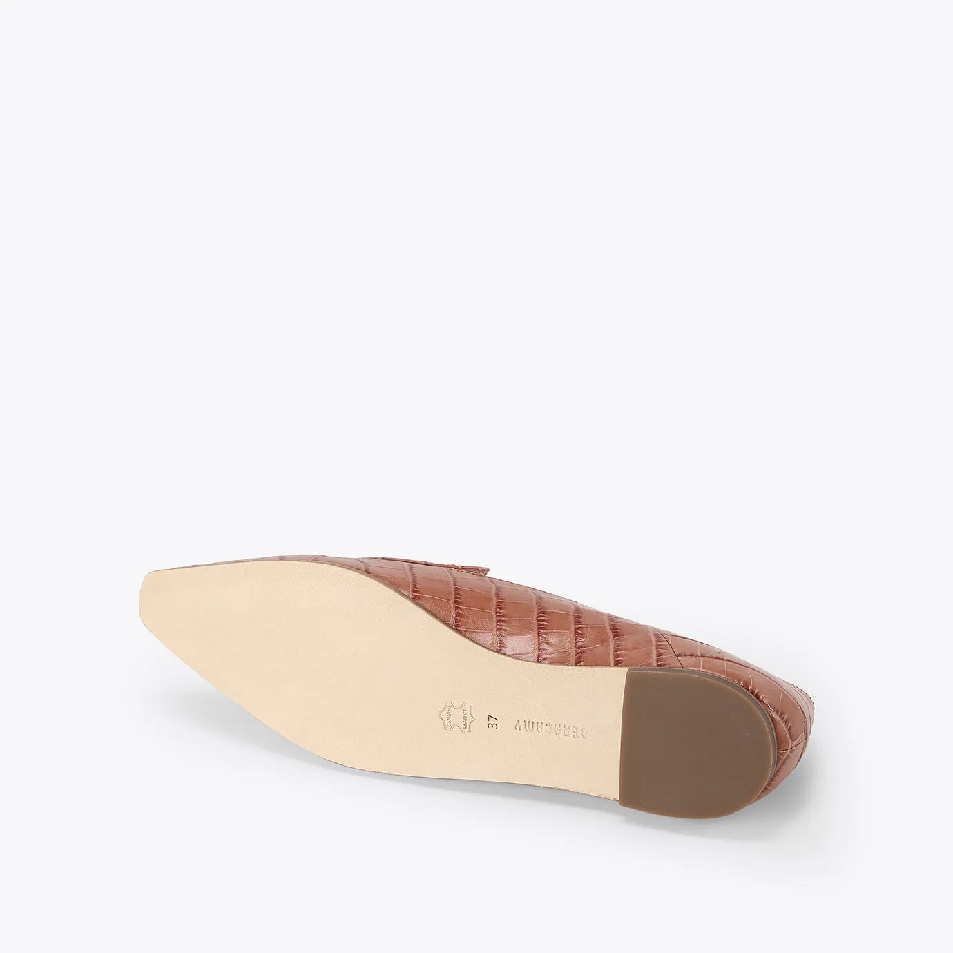Beracamy TINA Loafers - Embossed Rust
