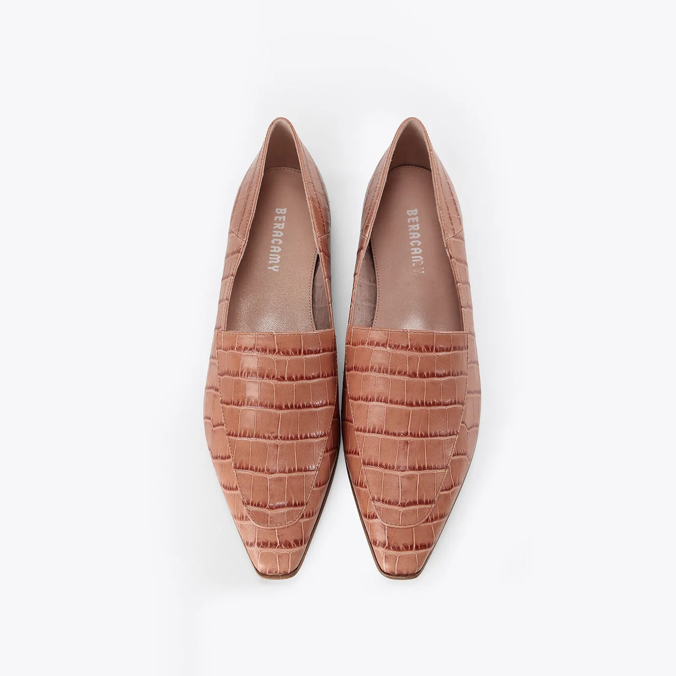Beracamy TINA Loafers - Embossed Rust