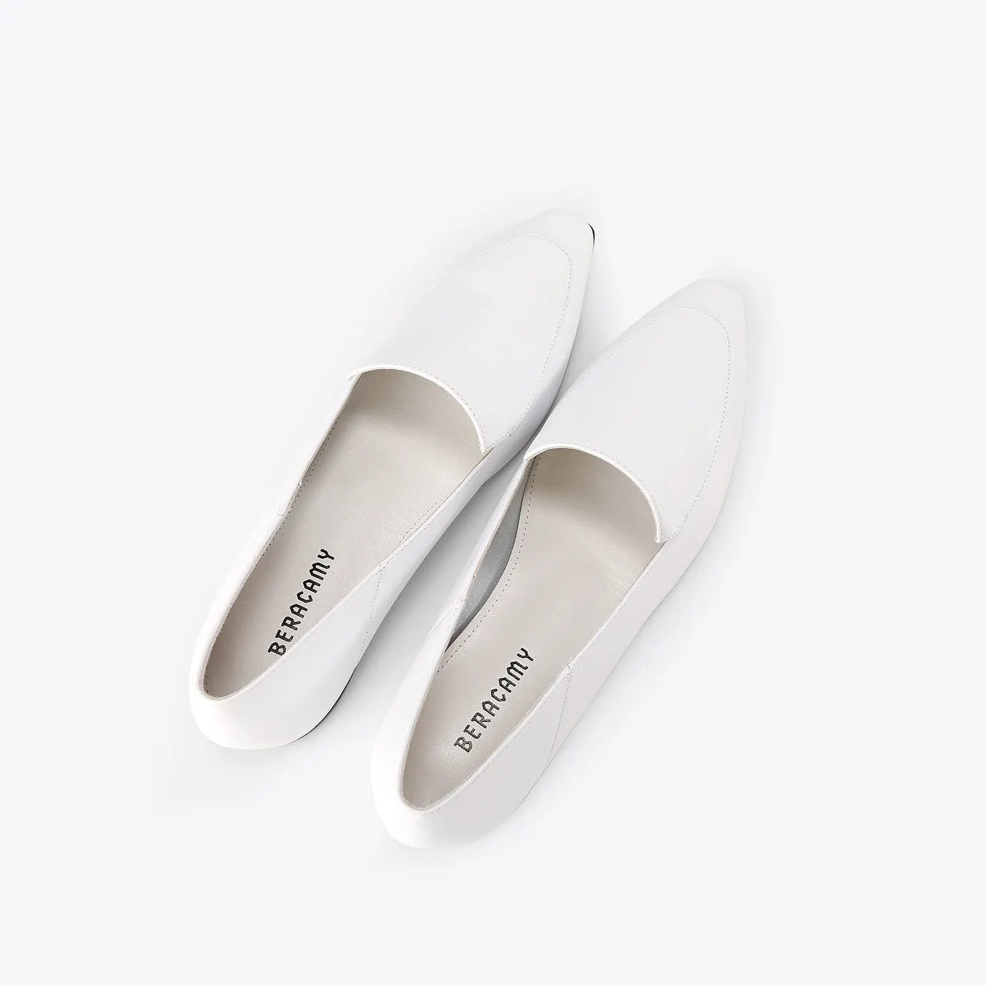 Beracamy TINA Loafers - Smooth White