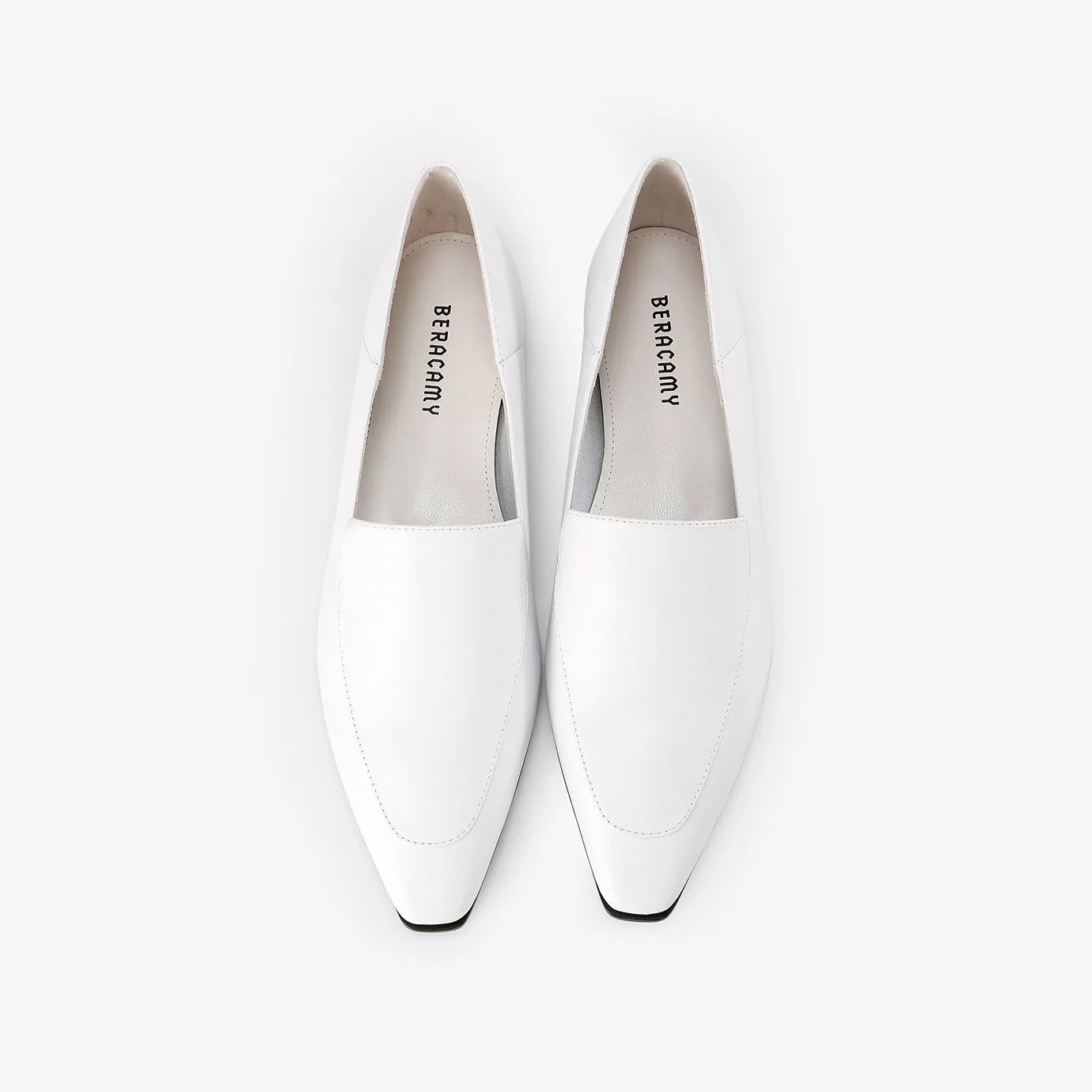Beracamy TINA Loafers - Smooth White