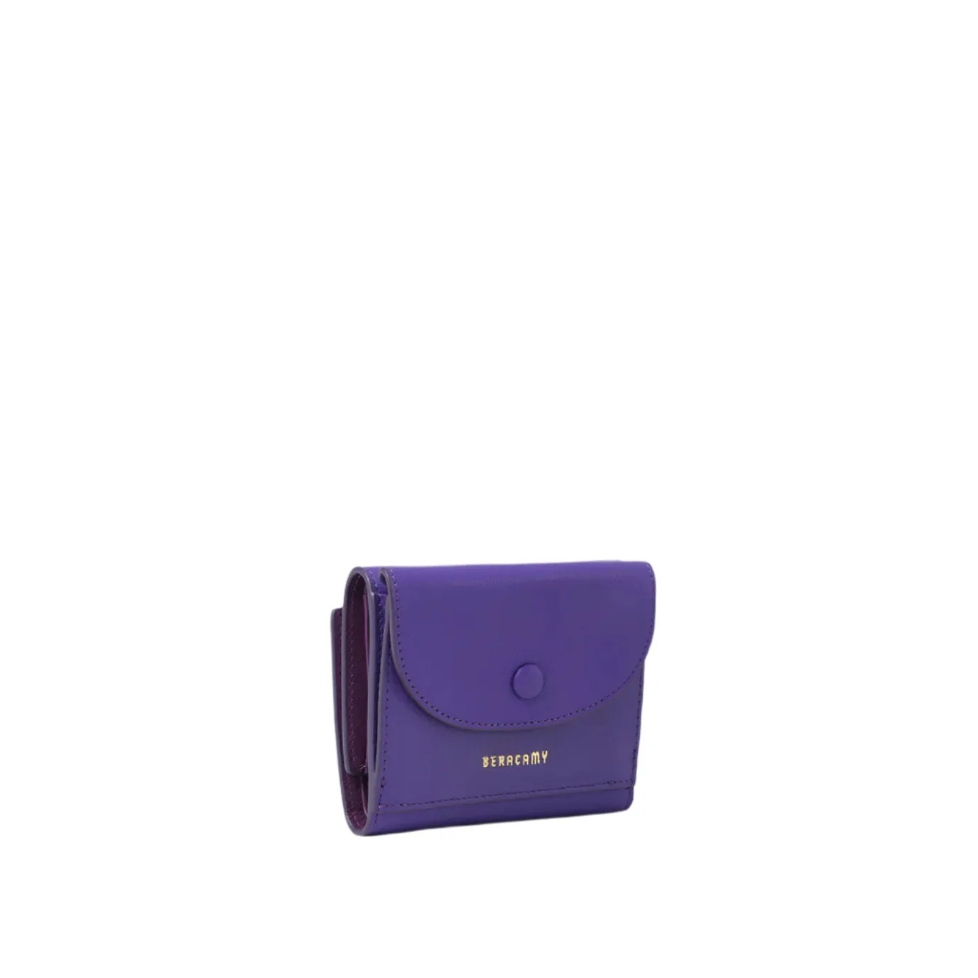 Beracamy Tri-fold Compact Wallet - Bright Purple