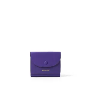 Beracamy Tri-fold Compact Wallet - Bright Purple