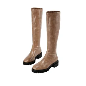 Beracamy Vegan Cling Stomper Boot  - Toffee
