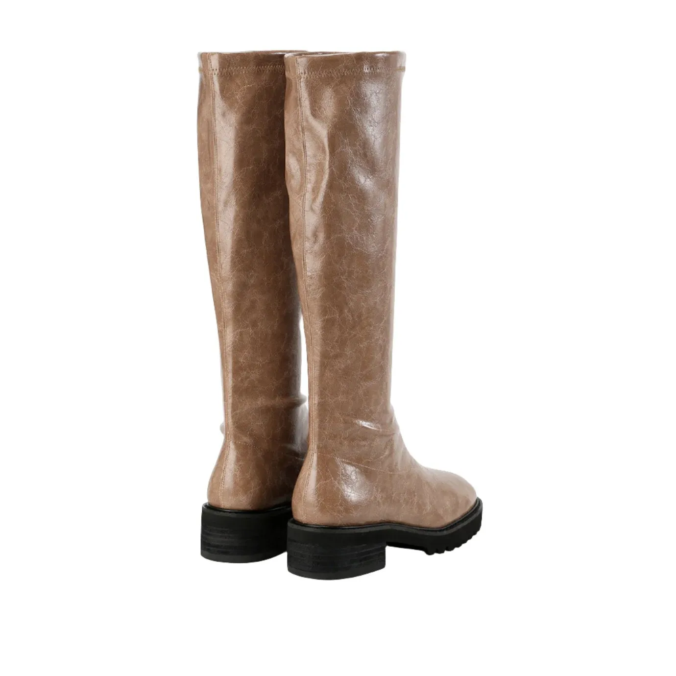 Beracamy Vegan Cling Stomper Boot  - Toffee
