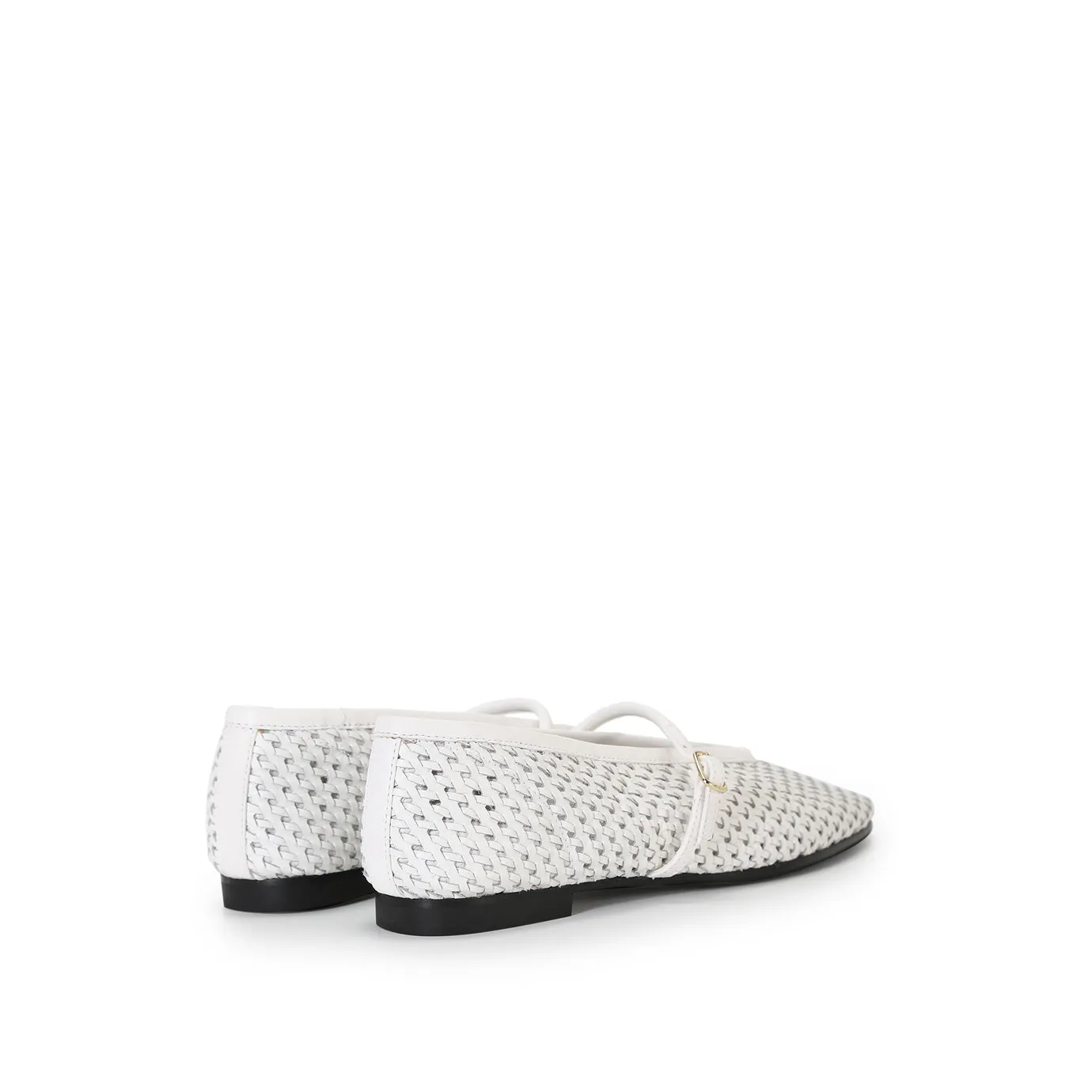 Beracamy Woven Mary Jane Flat - Chantilly
