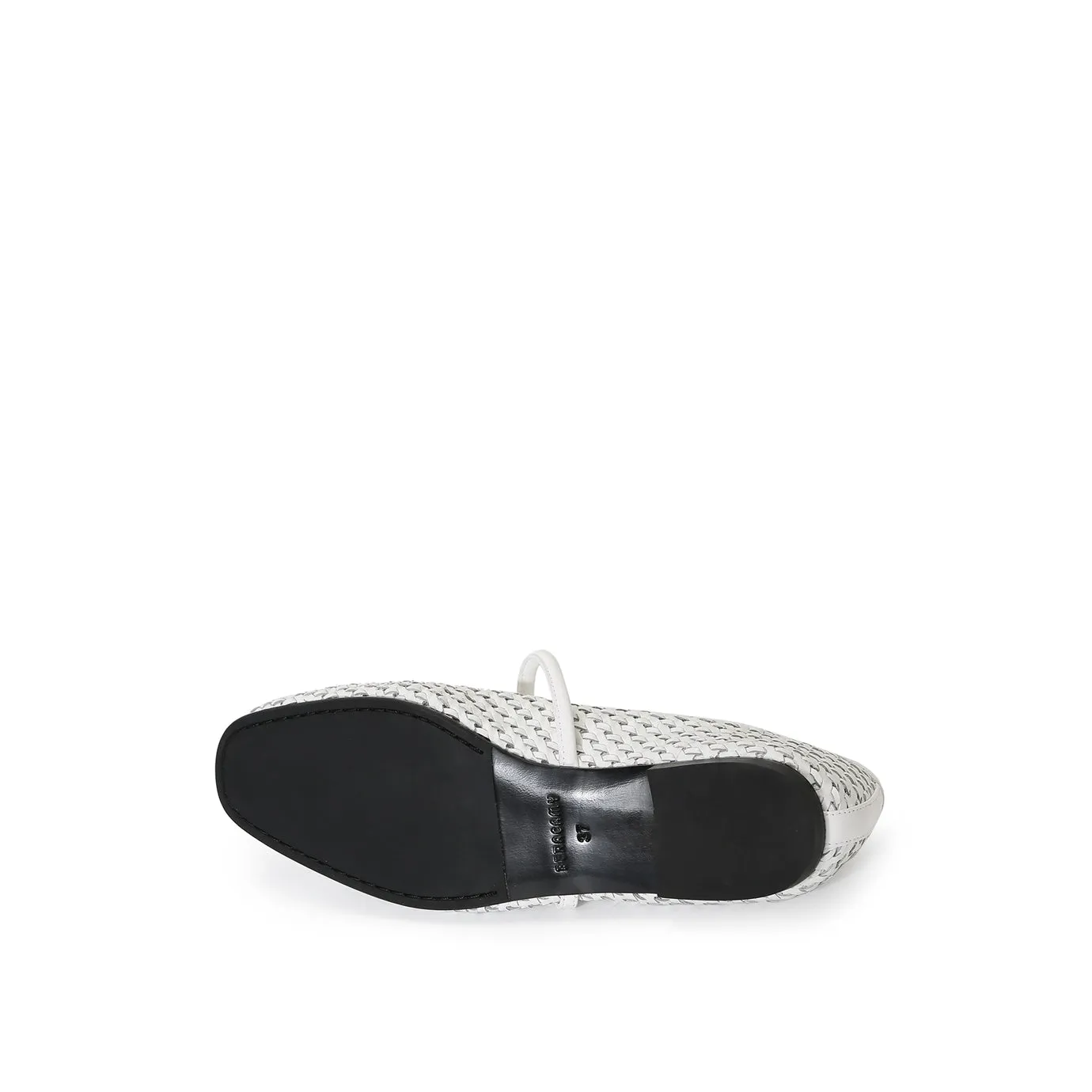 Beracamy Woven Mary Jane Flat - Chantilly