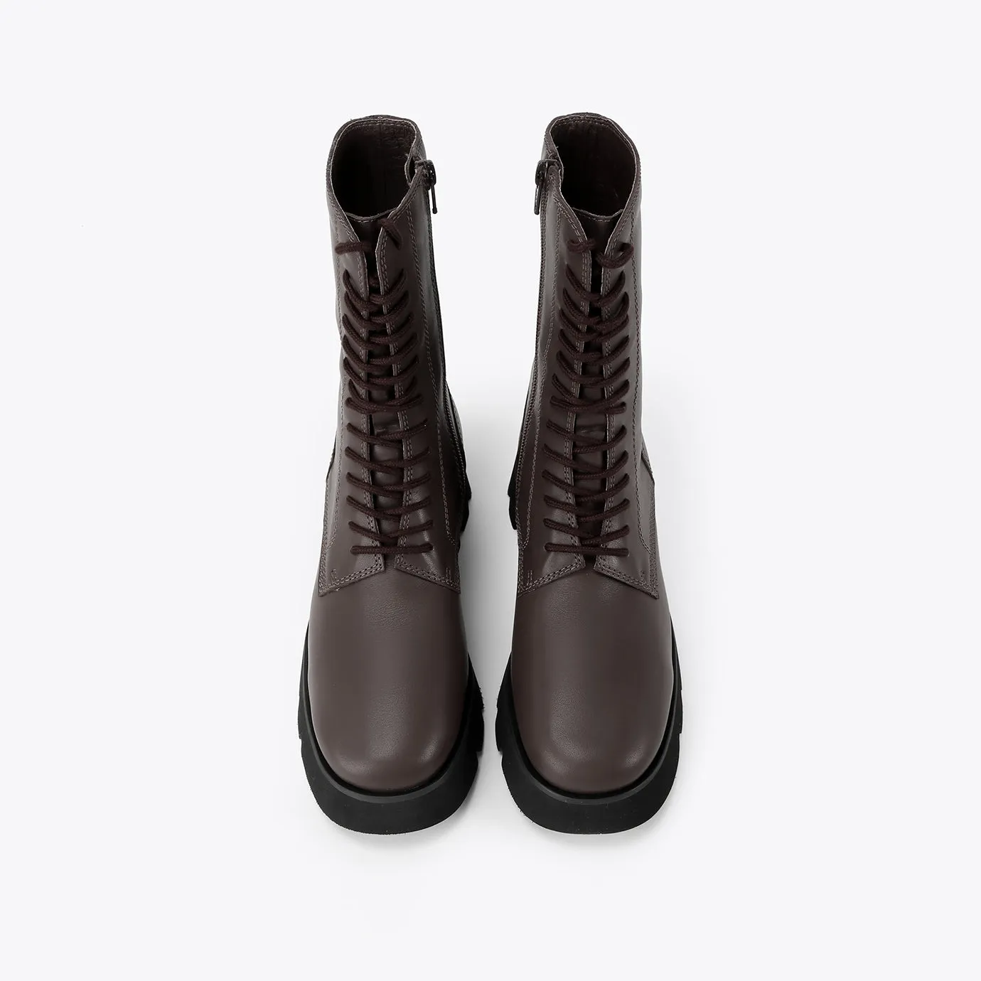 Beracamy YULIA Tie Boot - Dark Lavender