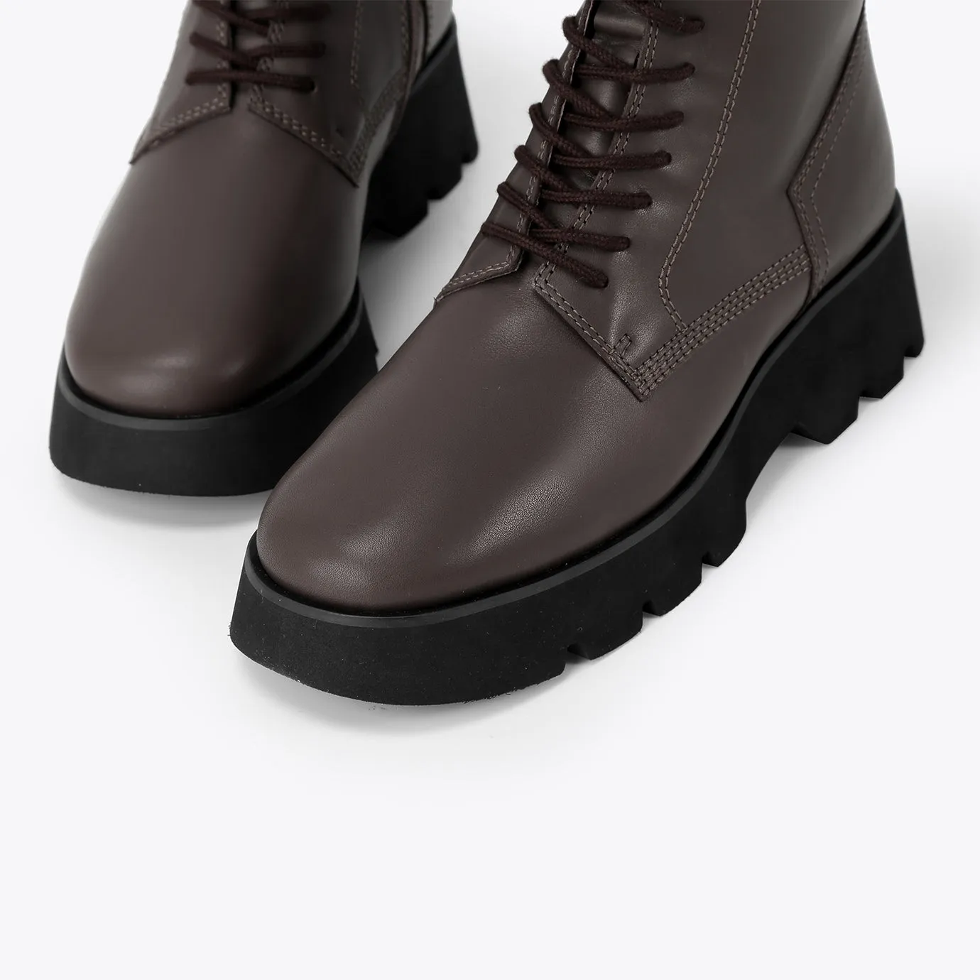 Beracamy YULIA Tie Boot - Dark Lavender