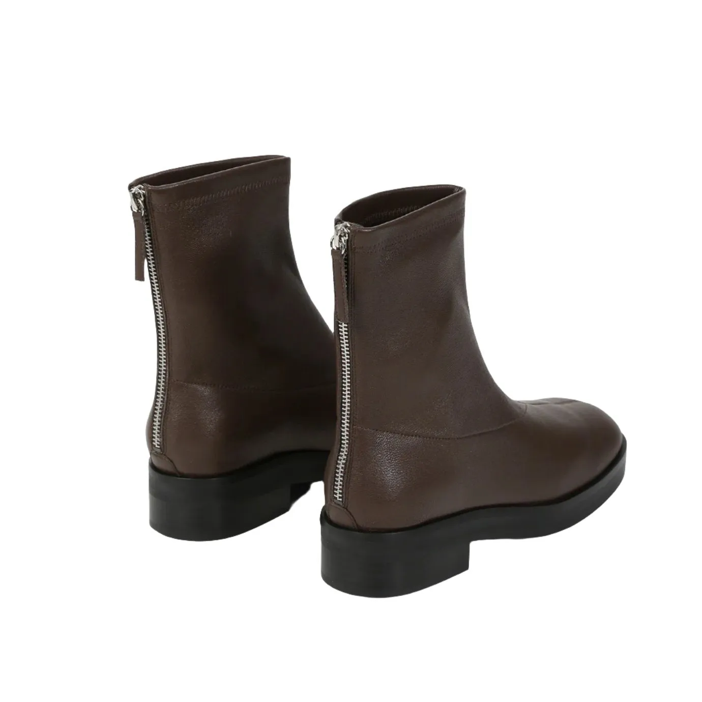 Beracamy Zip Ankle Boot - Cacao