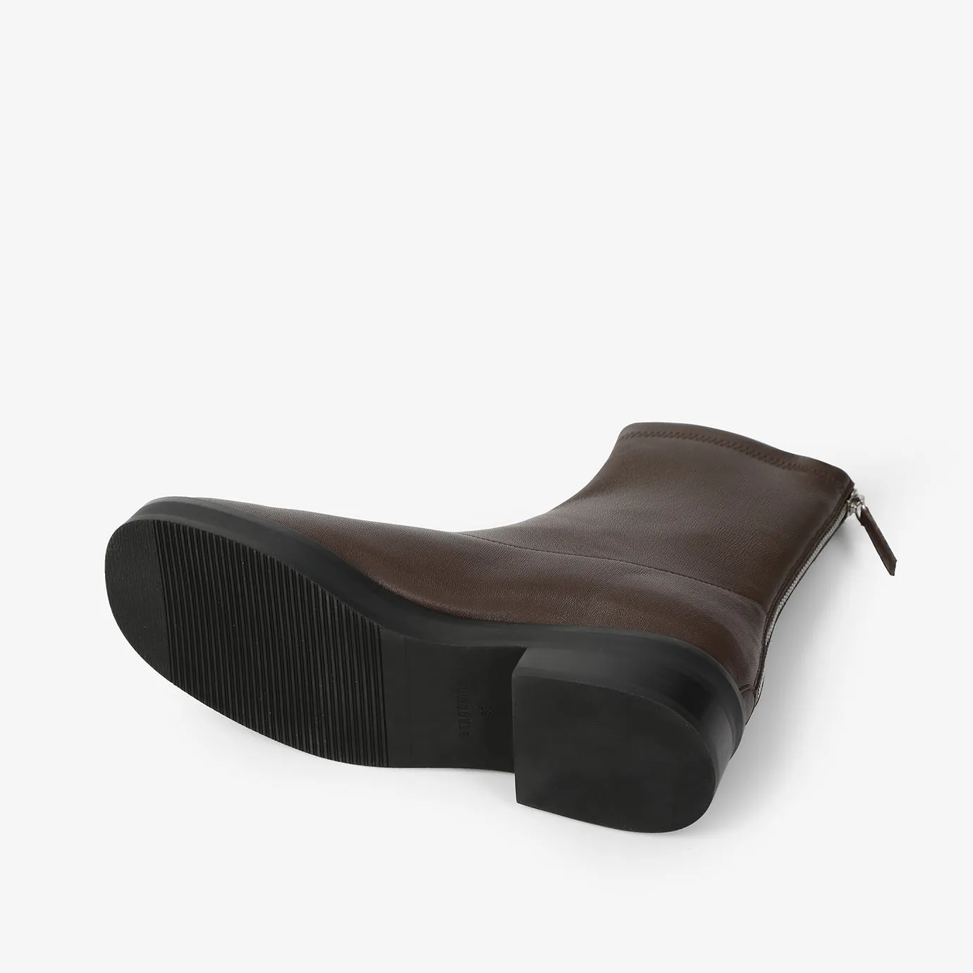 Beracamy Zip Ankle Boot - Cacao
