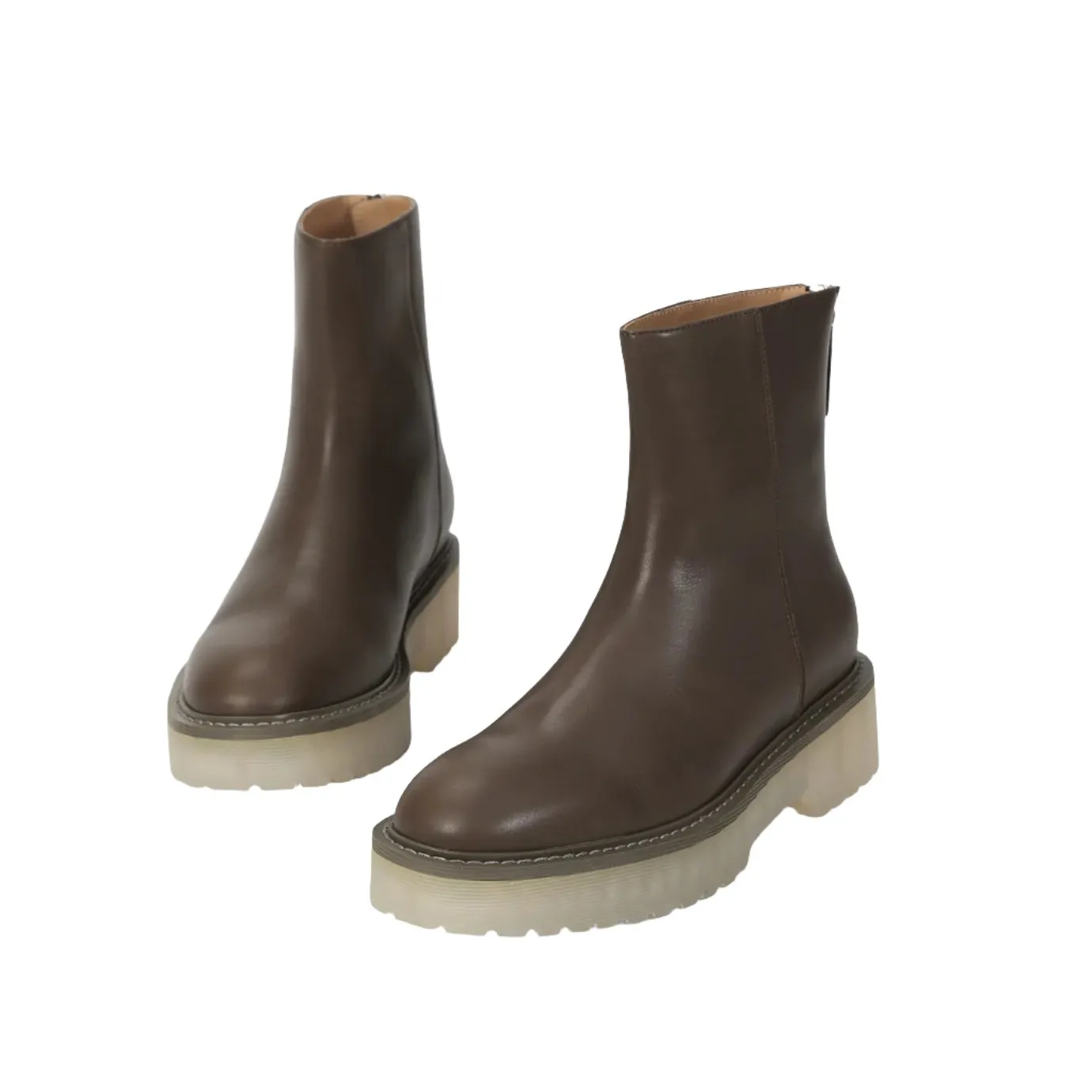 Beracamy Zip Ankle Boot - Cacao