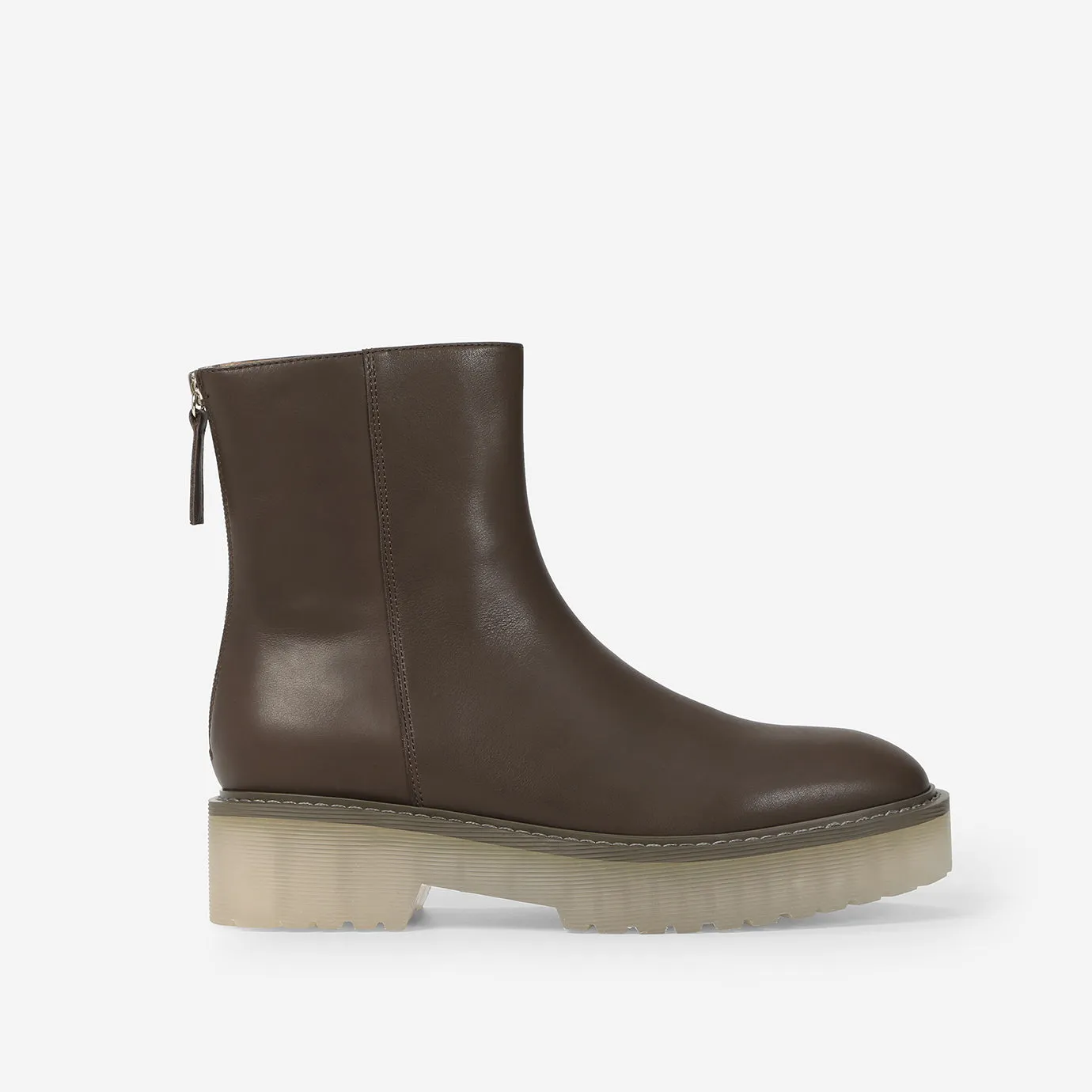 Beracamy Zip Ankle Boot - Cacao