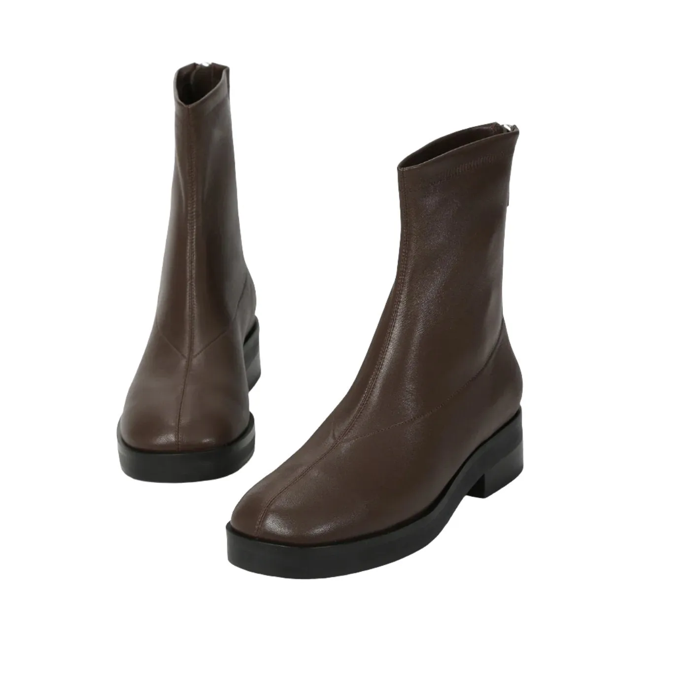 Beracamy Zip Ankle Boot - Cacao
