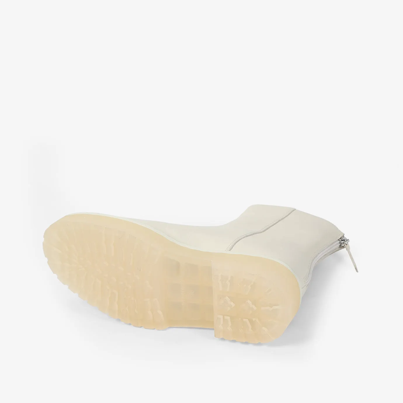 Beracamy Zip Ankle Boots - Blanc